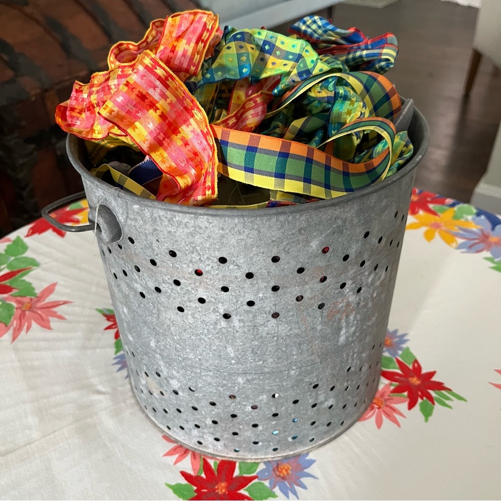 Vintage bait bucket. So many uses!